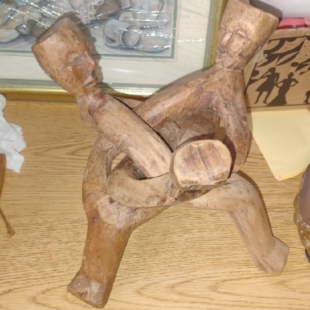Handcrafted African Wooden Sculpture